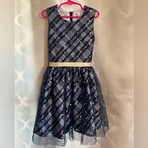 NWOT Navy and Gold Wonder Nation Dress Size 7